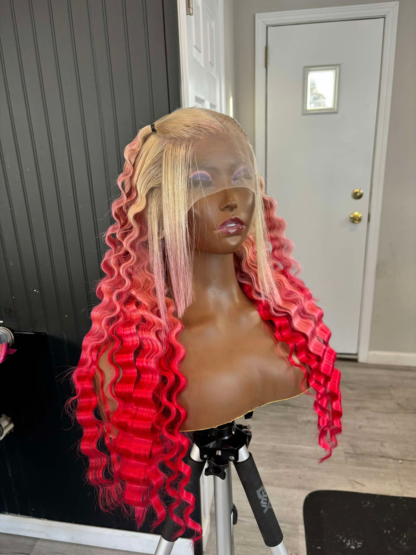 pink/red ombre