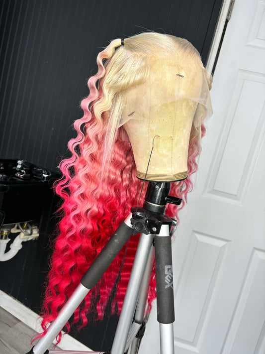 pink/red ombre