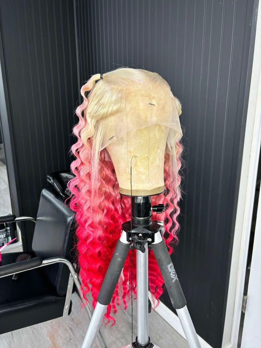 pink/red ombre